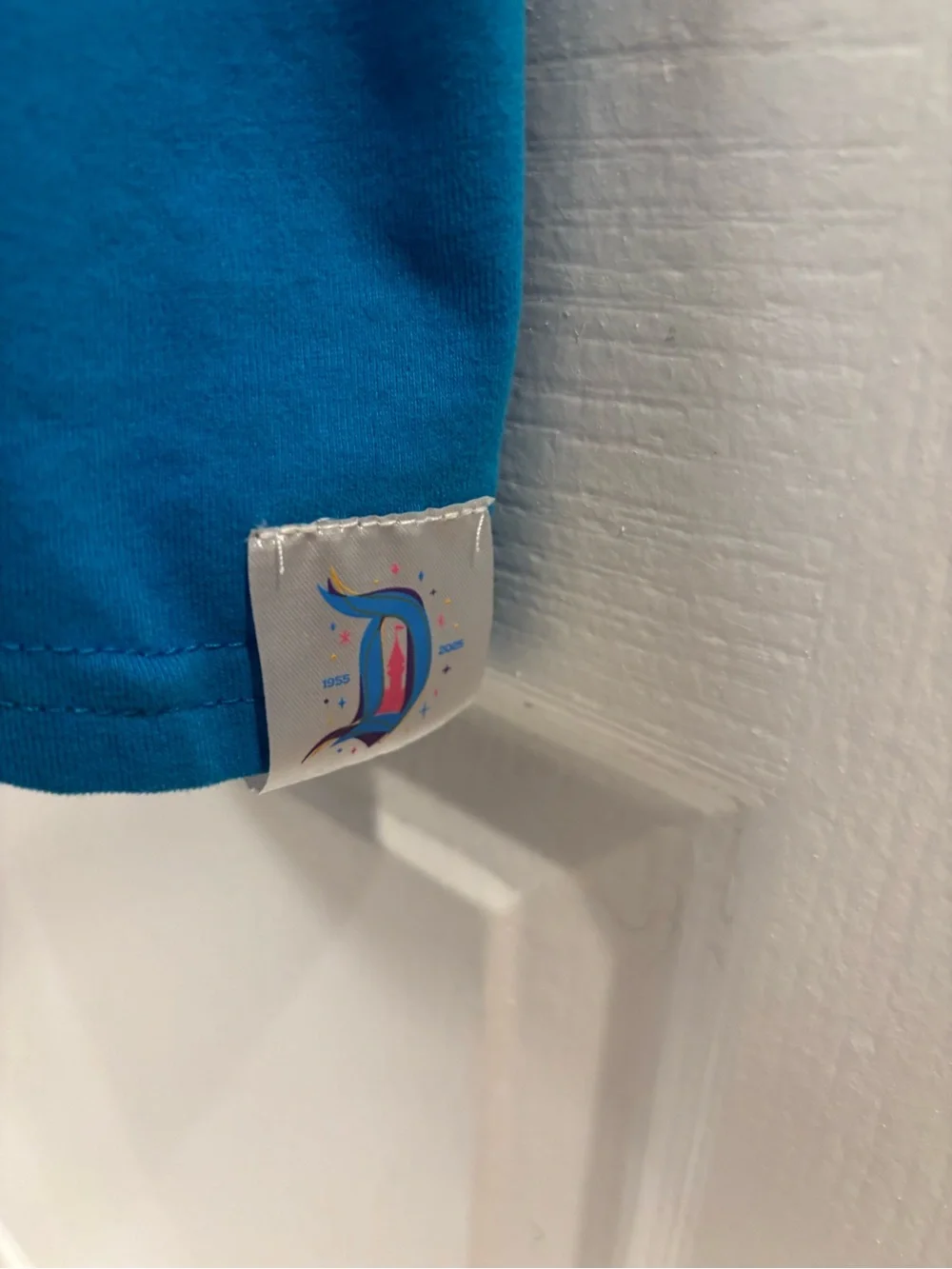 Disney Disneyland 70th Anniversary Blue Mickey Mouse Tee **See Measurements**